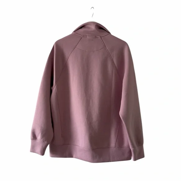 YPB Pink Quarter Zip Sweatshirt Small - Picture 2 of 5